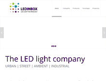 Tablet Screenshot of ledinbox.com